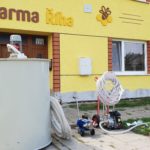 Rozpouštění cukru turbínou, objem 1000l